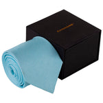 Chokore Chokore Caramel Colour Pure Silk Pocket Square, from the Solids Line Chokore Blue Silk Tie - Solids range