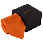 Chokore Chokore Orange Silk Tie - Indian at Heart range 