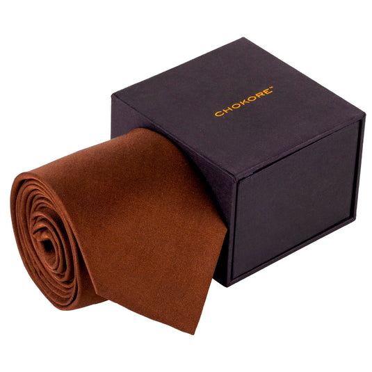 Chokore Chocolate Silk Necktie - Solids Collection