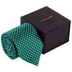 Chokore Chokore Special 4-in-1 Gift Set (2 Pocket Squares, Cufflinks, & Socks) Chokore Sea green Silk Tie - Indian at Heart range