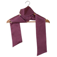 Chokore Printed Pink and Purple Silk Stole for Women