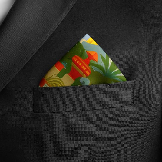 Las Vegas Pocket Square - Chokore Arte