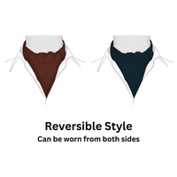 Chokore Chokore Men's Grey & Red Silk Designer Cravat
