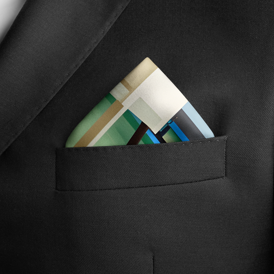 Miami Beach Pocket Square - Chokore Arte