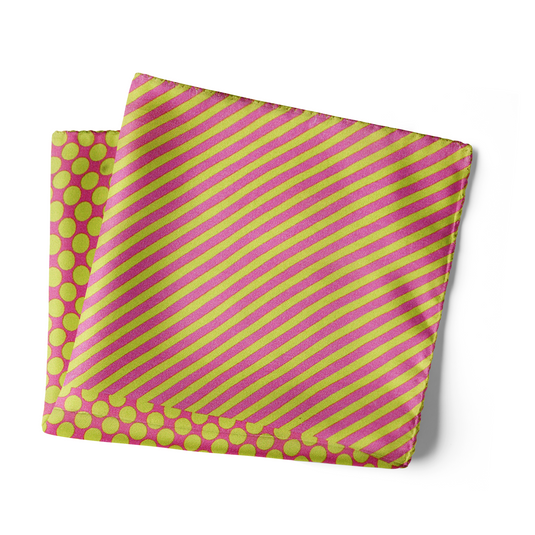 Chokore Printed Pure Silk Pocket Square