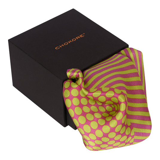 Chokore Printed Pure Silk Pocket Square