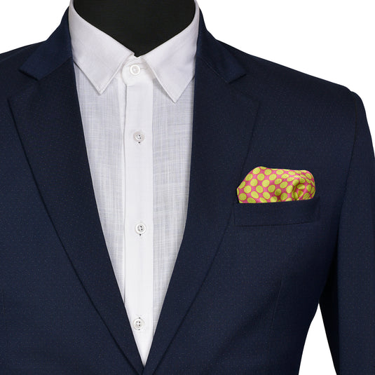 Chokore Printed Pure Silk Pocket Square