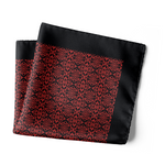 Chokore  Chokore Red Satin Silk pocket square from the Indian at Heart Collection