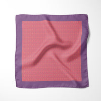 Chokore Chokore Pink & Purple Silk Pocket Square - Indian at Heart Range