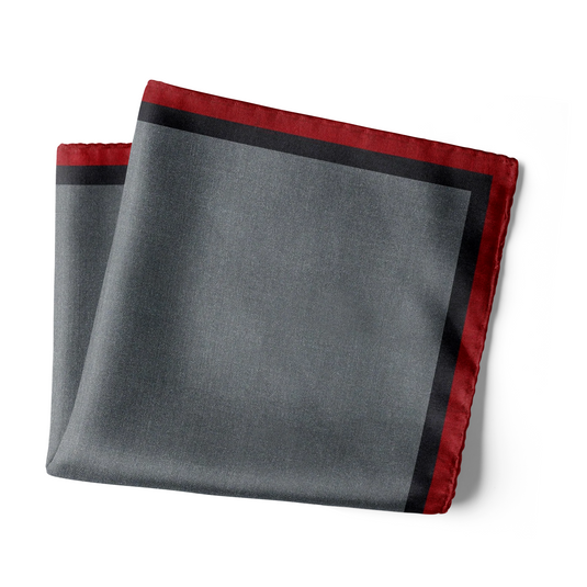 Pewter - Pocket Square
