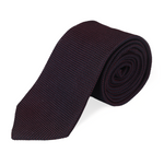 Chokore Chokore Red & Orange Silk Pocket Square - Squared line Chokore Pinpoint (Maroon) Necktie