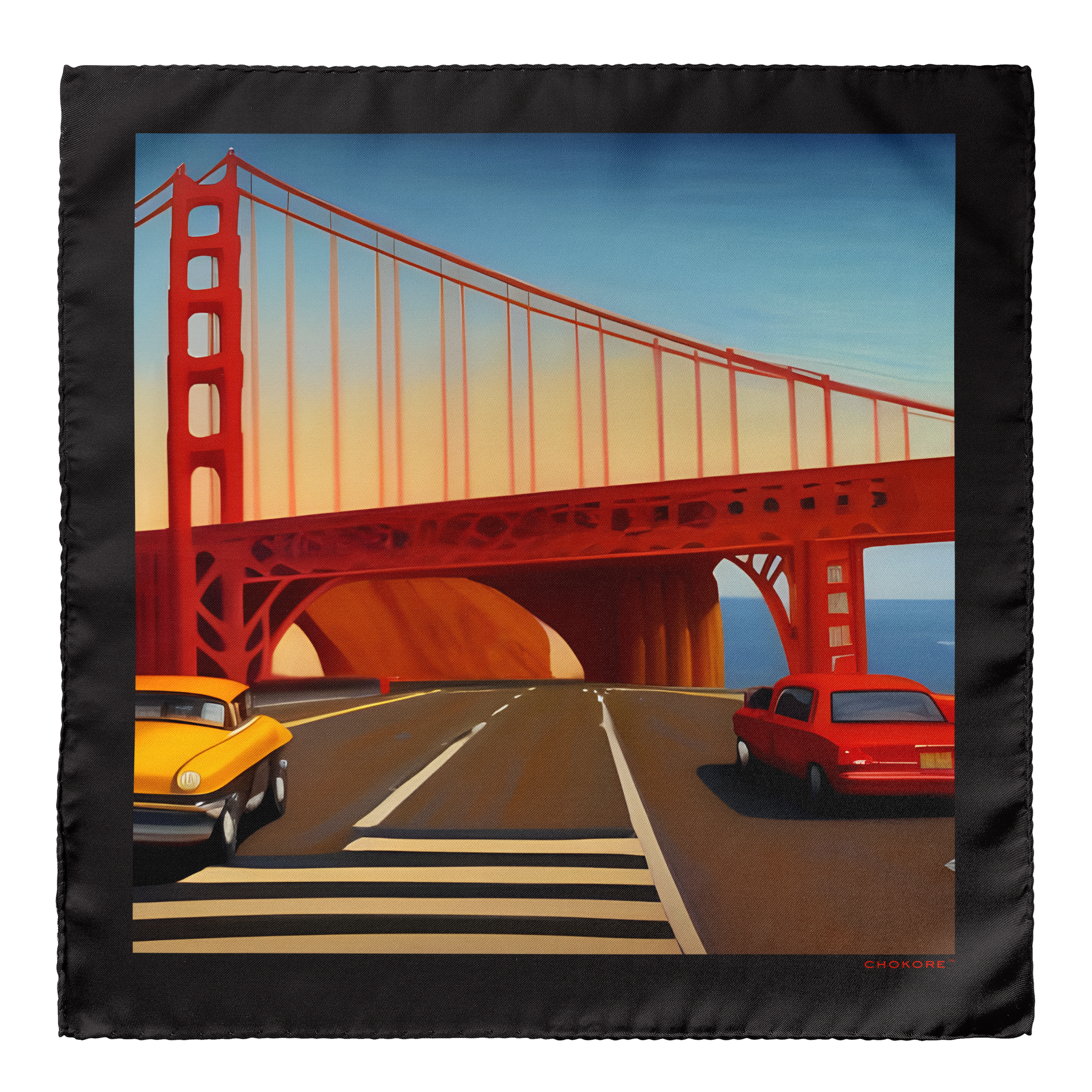 Golden Gate, San Francisco Pocket Square - Chokore Arte