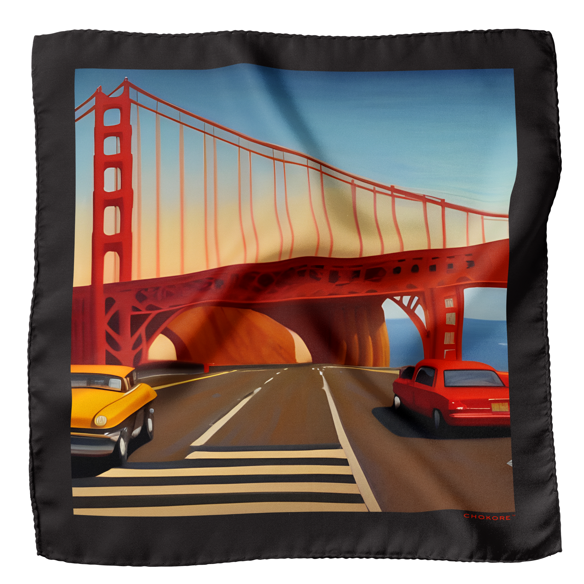 Golden Gate, San Francisco Pocket Square - Chokore Arte
