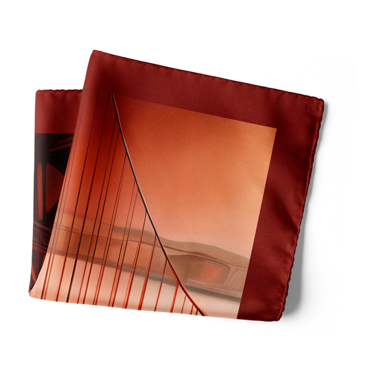 Golden Gate Bridge Pocket Square - Chokore Arte