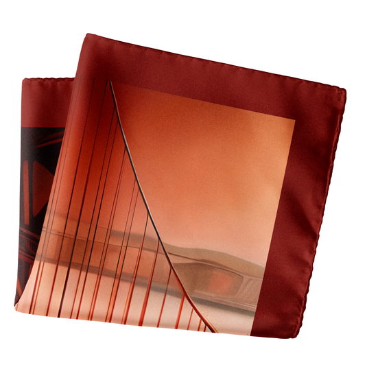 Golden Gate Bridge Pocket Square - Chokore Arte