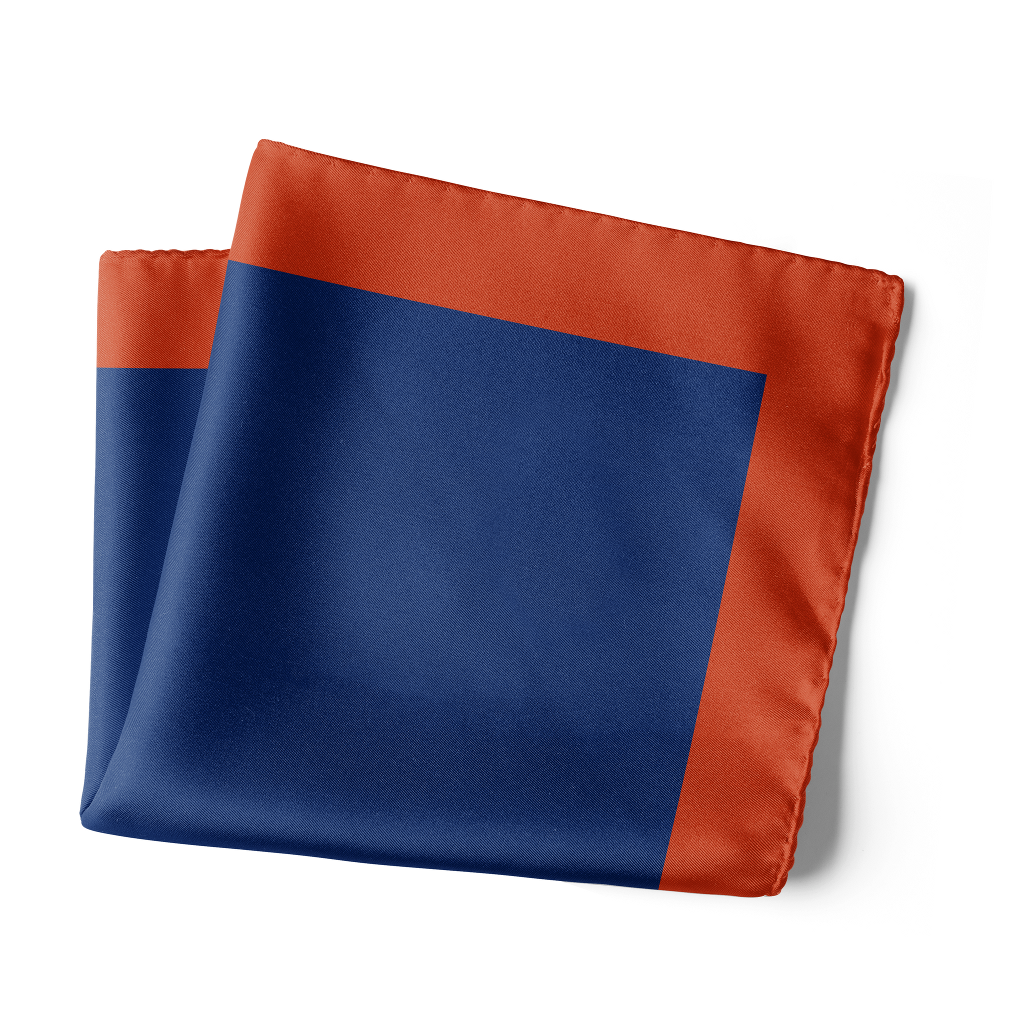 Chokore Blue & Red Pure Silk Pocket Square