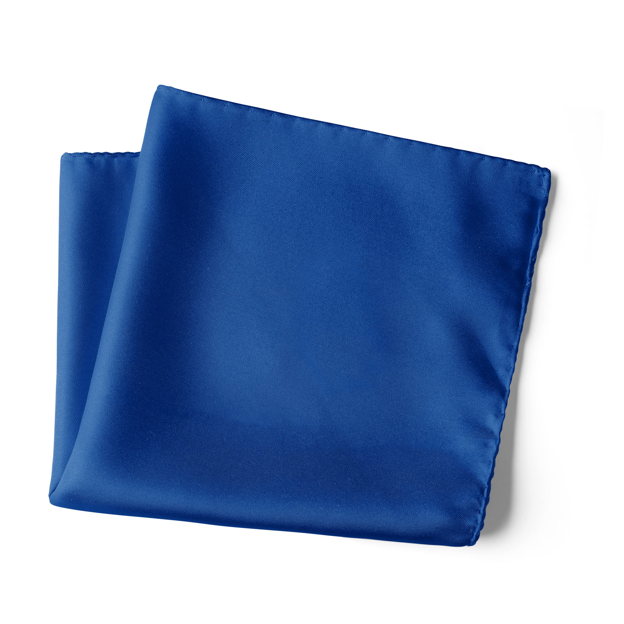 Chokore Peacock Blue Pocket Square - the Solids line