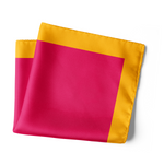 Chokore  Chokore Pink Silk Pocket square for Men