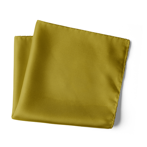 Chokore Mehandi Green Pure Silk Pocket Square, from the Solids Line - Chokore Mehandi Green Pure Silk Pocket Square, from the Solids Line