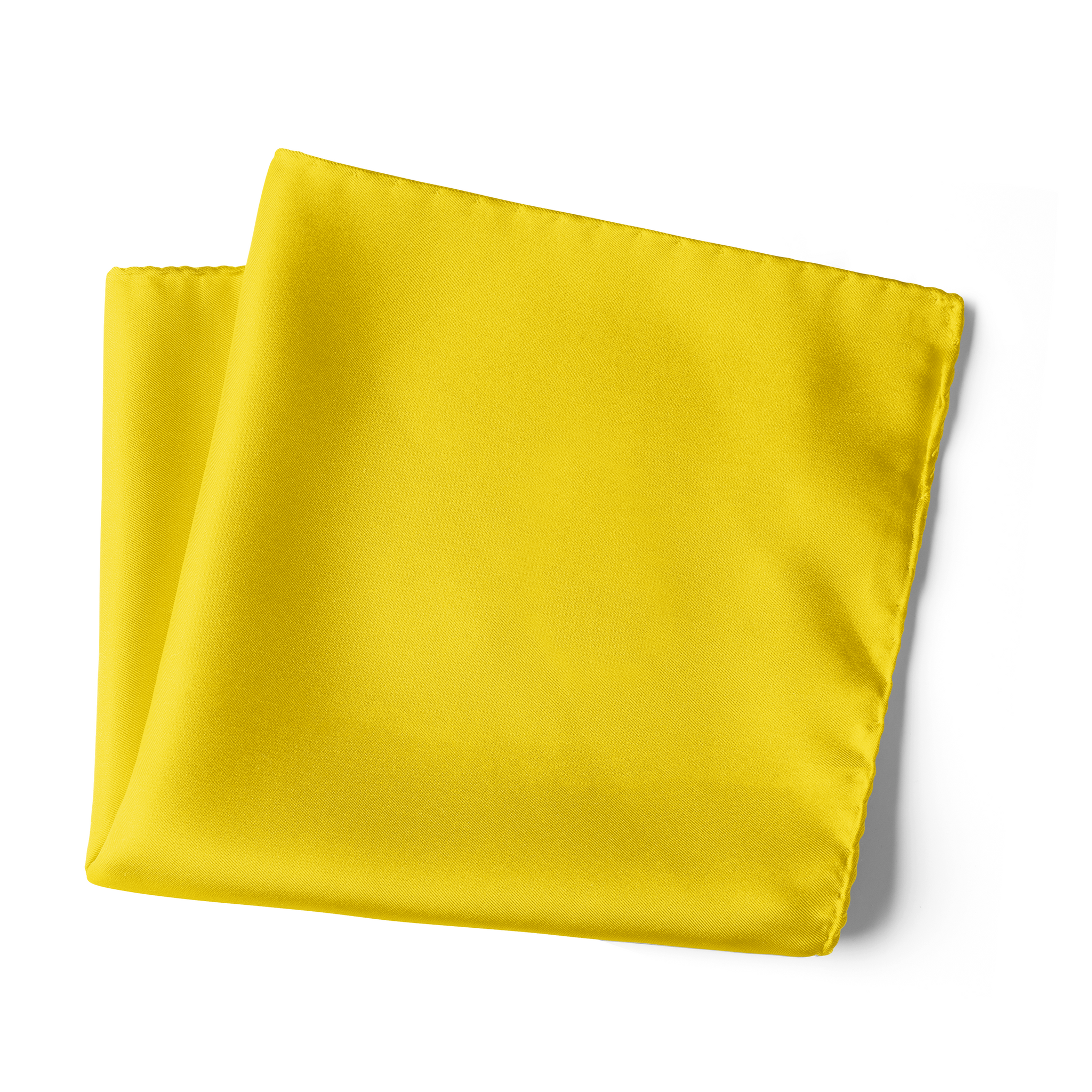 Chokore Sunshine Yellow Pocket Square, from the Solids Line