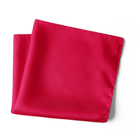 Chokore Chokore Teaberry Pure Silk Pocket Square, from the Solids Line