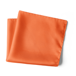 Chokore  Chokore Apricot Colour Pure Silk Pocket Square, from the Solids Line