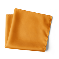 Chokore Chokore Caramel Colour Pure Silk Pocket Square, from the Solids Line