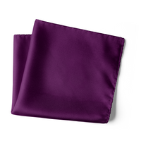 Chokore Chokore Deep Purple Pure Silk Pocket Square, from the Solids Line