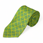 Chokore Chokore Peleton Necktie Chokore Green Silk Tie - Indian at Heart range