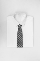 Chokore Chokore Black Tartan Plaid Silk Necktie - Plaids Range