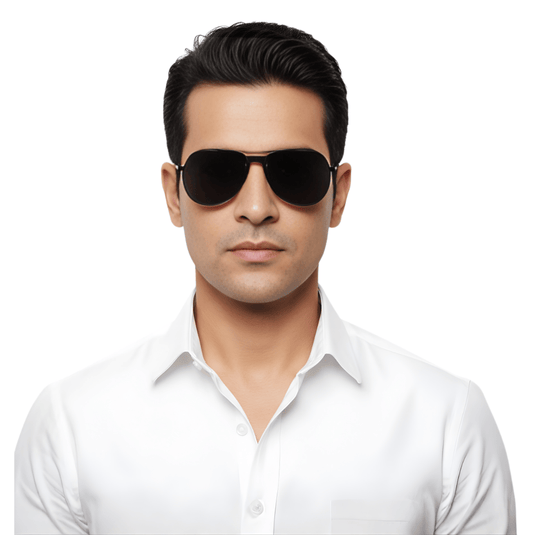 Chokore Aviator Sunglasses (Black)