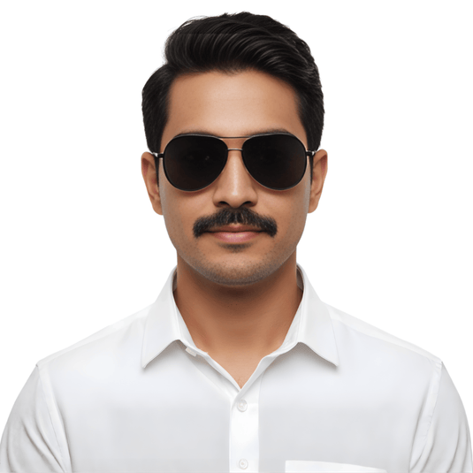 Chokore Classic Aviator Sunglasses (Black)