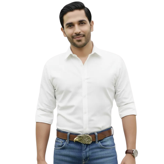 Chokore Eagle Head Leather Belt (Brown)