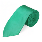 Chokore  Dark Sea Green Color Silk Tie for Men
