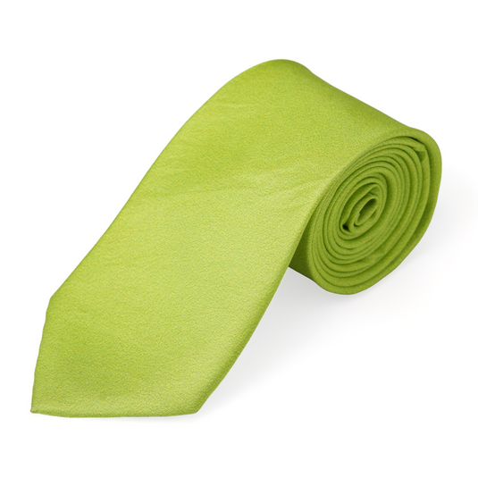Chokore Grass Green Silk Necktie - Solids Collection