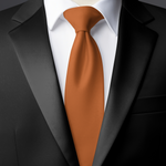 Chokore  Rust color silk tie for men