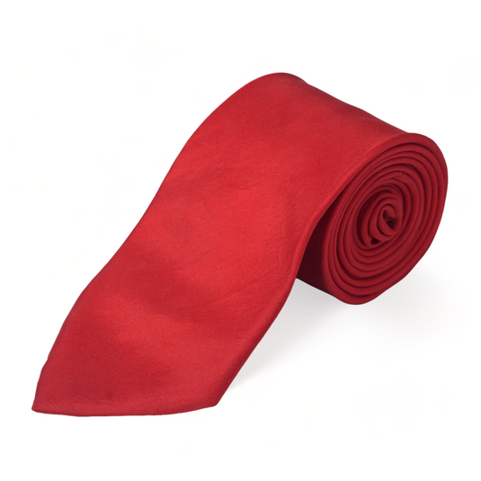 Chokore Red Color Silk Tie for men