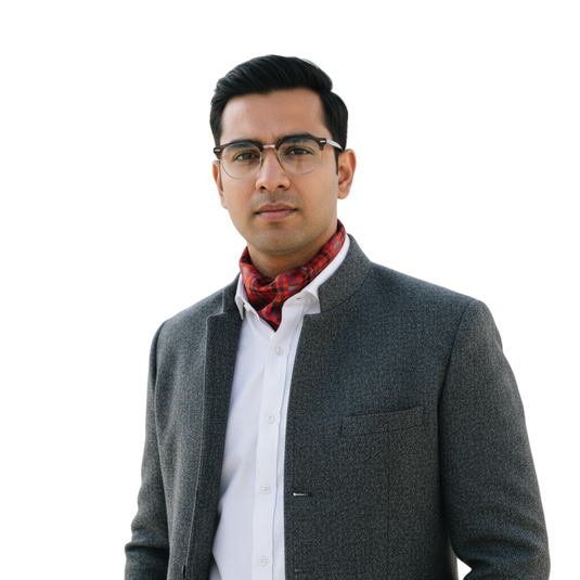 Chokore Red & Black Checkered Silk Reversible Cravat