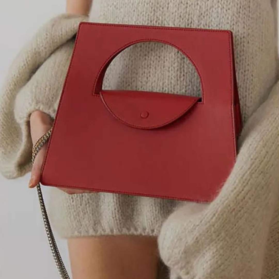 chokore Chokore Geometrical Handbag (Red)