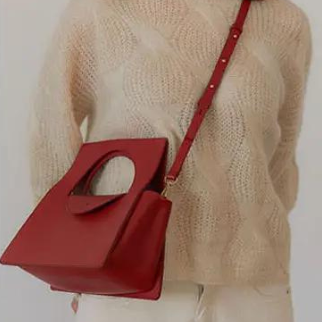 chokore Chokore Geometrical Handbag (Red)