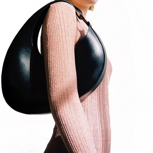 Chokore Chokore Crescent-shaped Shoulder Bag (Black) 