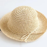 Chokore Chokore Summer Straw Bucket Hat (Beige)