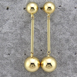 Chokore Chokore Golden Ball Drop Earrings 