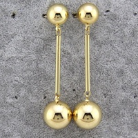 Chokore Chokore Golden Ball Drop Earrings
