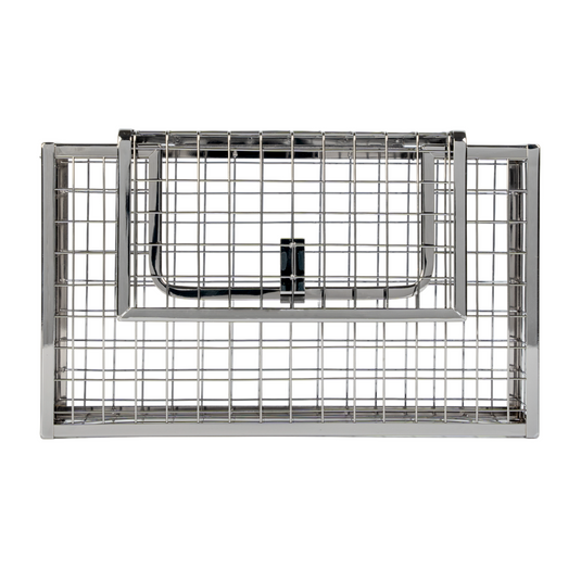 Chokore Chokore Metallic Cage Handbag (Silver) 