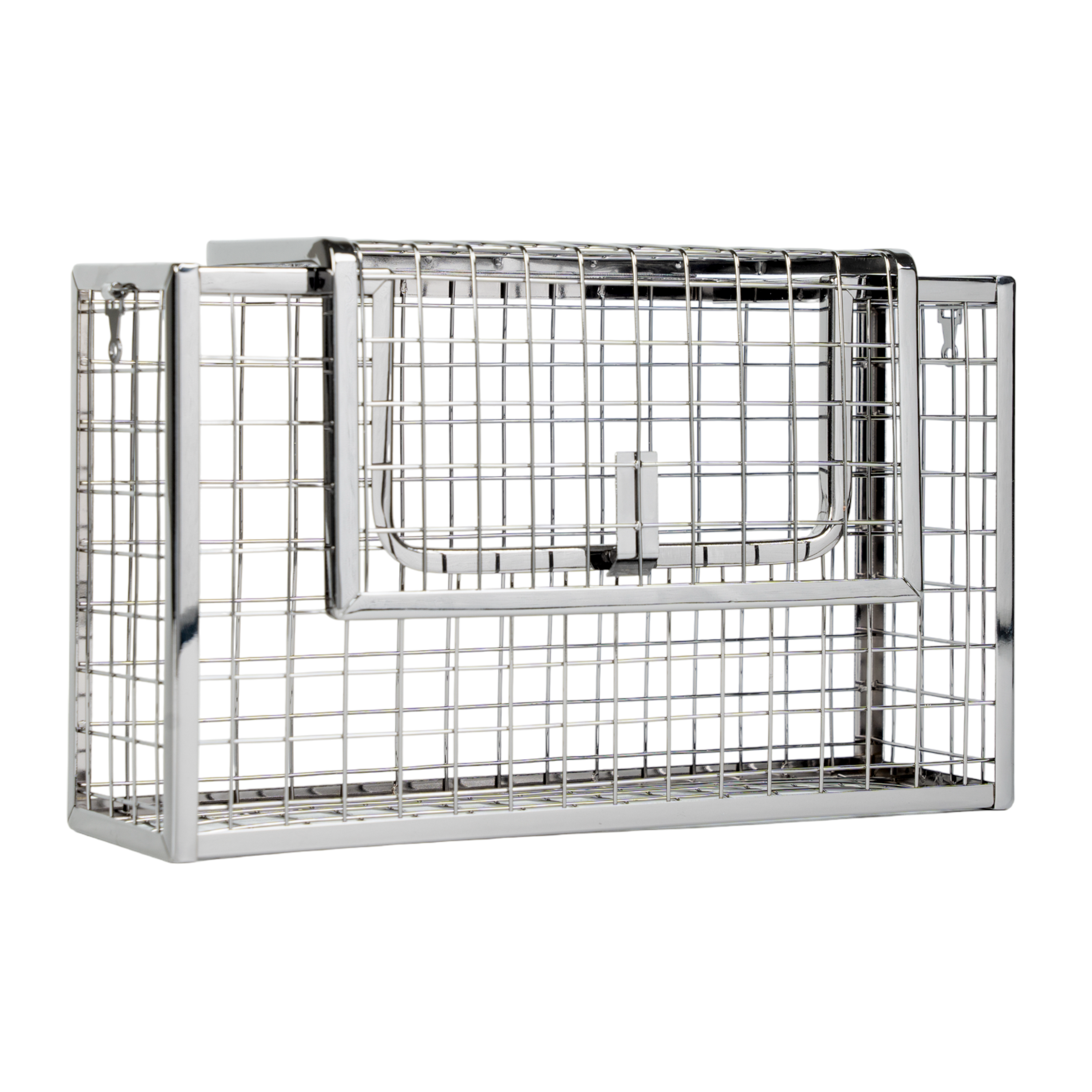 chokore Chokore Metallic Cage Handbag (Silver)