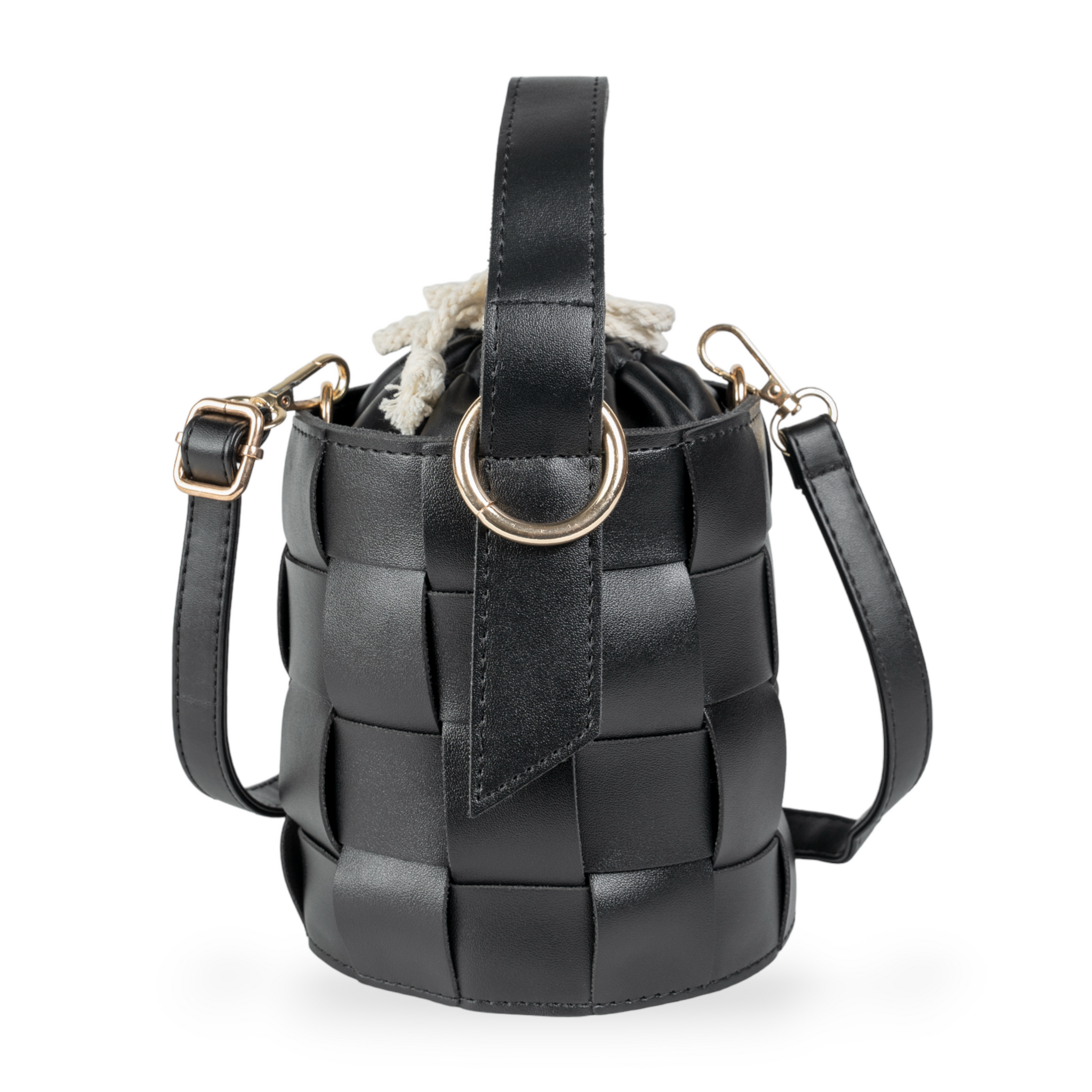 Chokore Textured Potli Handbag (Black)