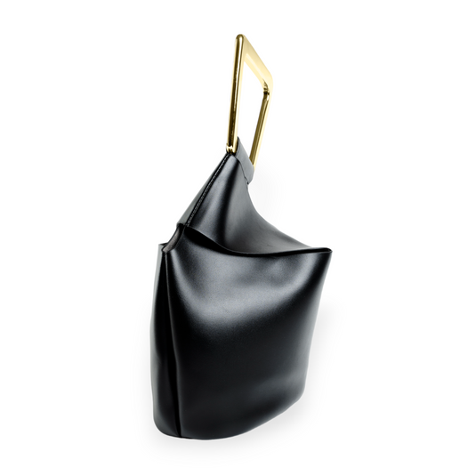 Chokore Chokore Wrist Bag with Golden Handle (Black) 