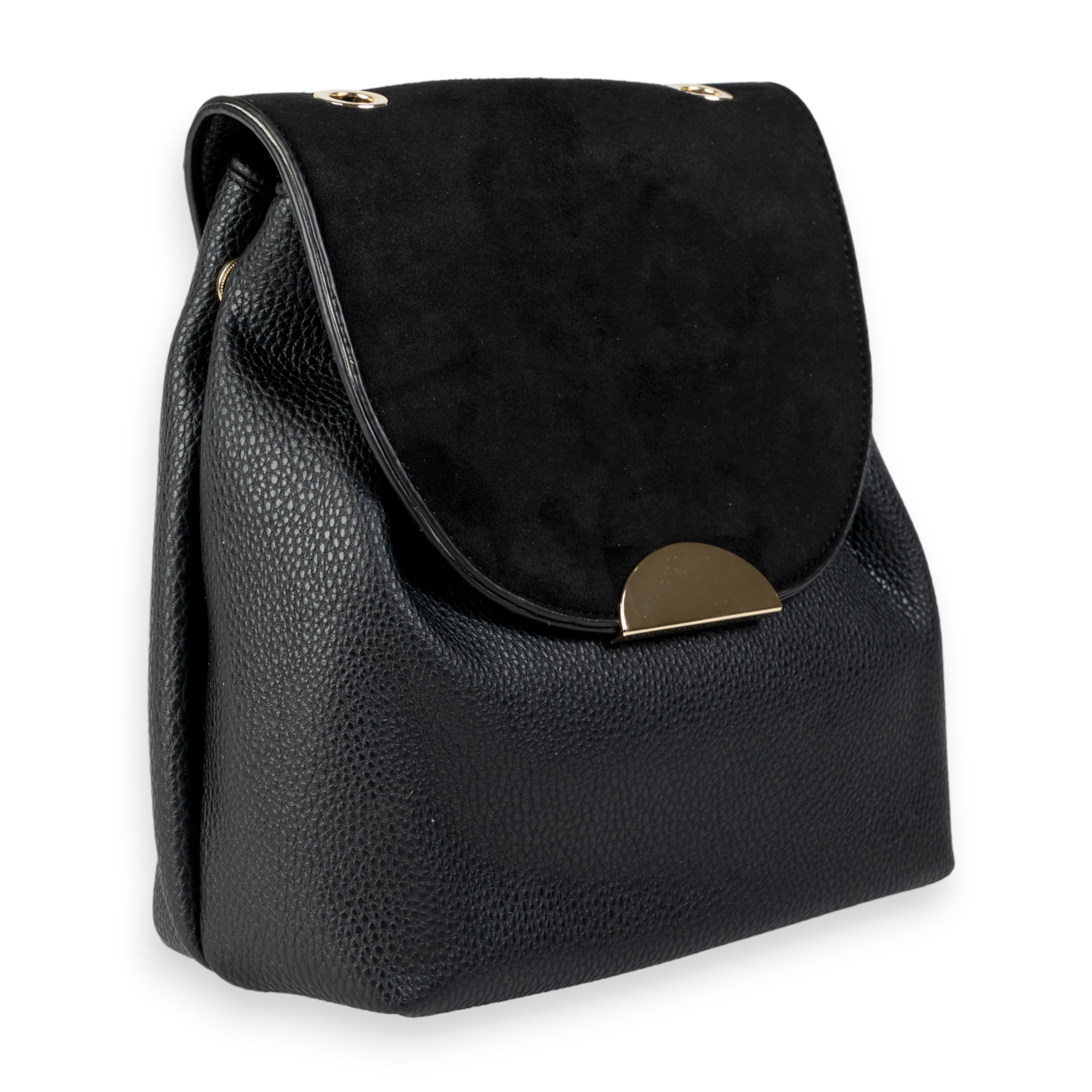 chokore Chokore Crossbody Bag with Metal Closure (Black)