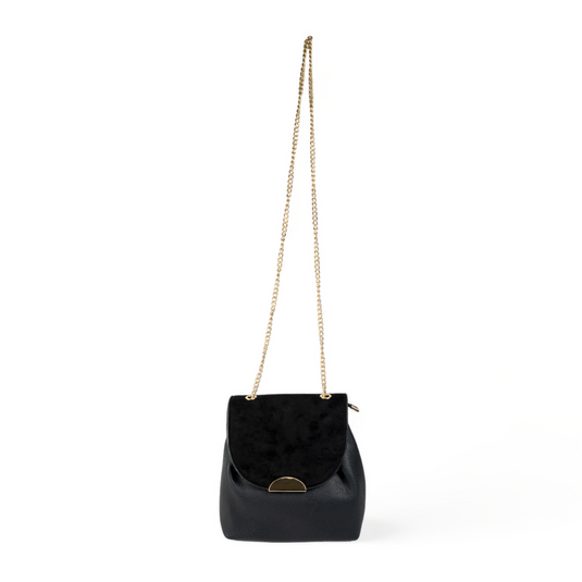 Chokore Chokore Crossbody Bag with Metal Closure (Black) 